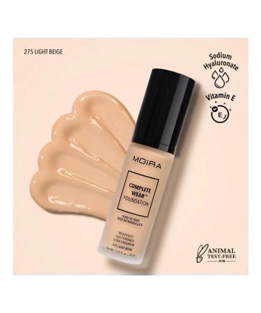 MOIRA Complete Wear Foundation Cream (275 Light Beige)