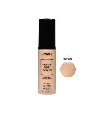 MOIRA Complete Wear Foundation Cream (275 Light Beige) - Buy Online on GoSupps.com