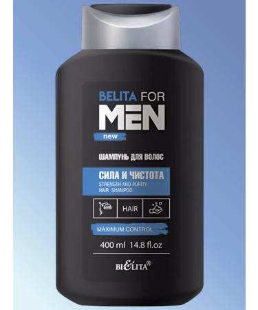 Belita Male shampoo "Strength and purity" 400 ml - Buy Online on GoSupps.com