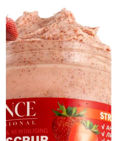 GLANCE Professional Body Body Scrub Strawberry Body Body 500 ml - Buy Online on GoSupps.com
