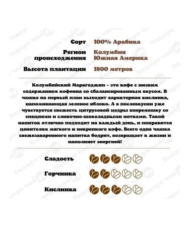 Give me some tea Grain coffee maragodzhip Columbia - Buy Online on GoSupps.com