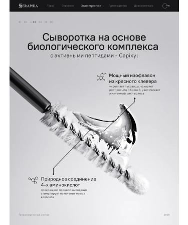 SERAPHIA Serum for eyelash and eyebrows + gel-fixer 2V1 - Buy Online on GoSupps.com