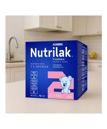 Dairy mixture of Nutrilak Premium 2 from 6 months 1050g - Buy Online on GoSupps.com
