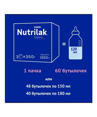 Dairy mixture of Nutrilak Premium 2 from 6 months 1050g - Buy Online on GoSupps.com