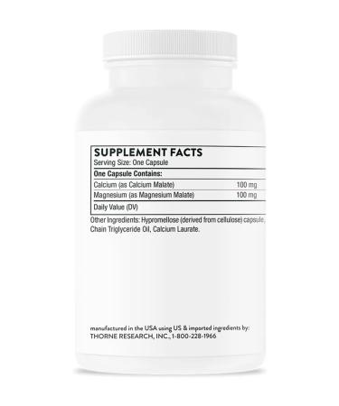 Thorne Research Calcium magnesium Helat vitamins for adults 240 capsules - Buy Online on GoSupps.com