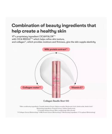 VT Cosmetics COLLAGEN Reedle Shot 100 50ml microeds - Buy Online on GoSupps.com