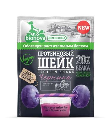 Bionova Protein neck with blueberries 14 pcs. 25 gr - Buy Online on GoSupps.com