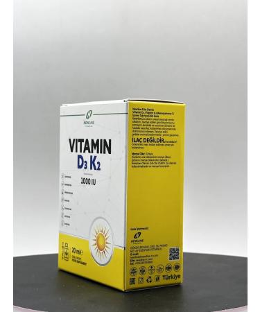 AdamStore D3K2 Vitamin NewLine 20ML 1000IU - Buy Online on GoSupps.com