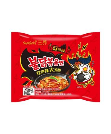 Noodles Samyang chicken double severity 40 pcs - 5600 g - Buy Online on GoSupps.com