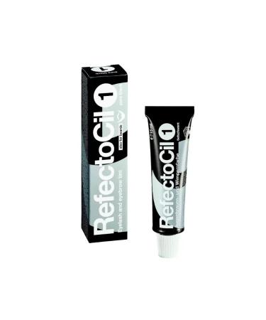 RefectoCil Paint for eyebrows and eyelashes No. 1 black 15 ml - Buy Online on GoSupps.com
