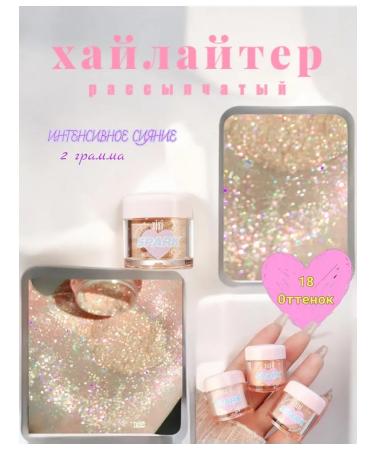 Tintoff Highlighter scattered for the face and body #18