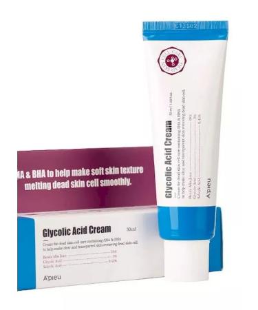 Korean facial care A'Pieu Glycolic Acid Cream glycolic cream - Buy Online on GoSupps.com