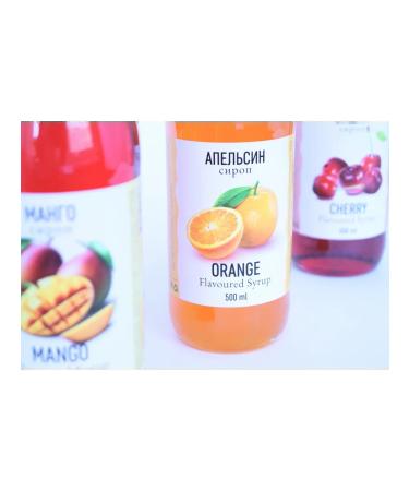 No Syrup orange for cocktails and drinks glass 0.5l - Buy Online on GoSupps.com