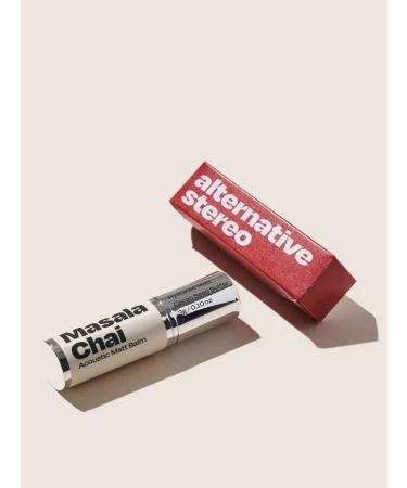 alternative stereo Lip balm Acoustic Matt Balm #01 Masala Chai - Buy Online on GoSupps.com