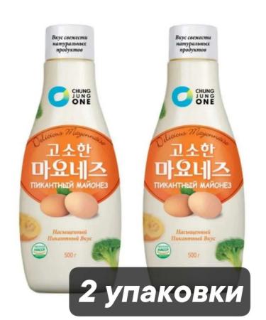 Daesang Mayonnaise mayonnaise is a piquant 500 g 2 pcs