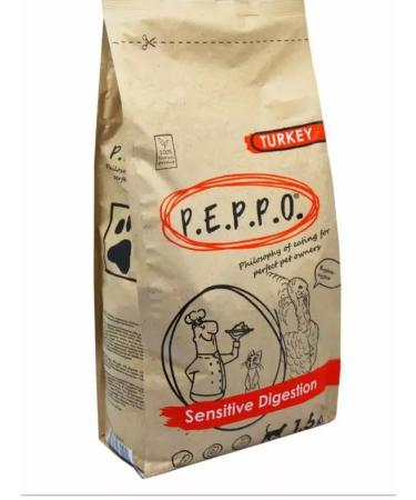 PEPPO Cat food with sensitive digestion of a turkey 1.5 kg - Buy Online on GoSupps.com