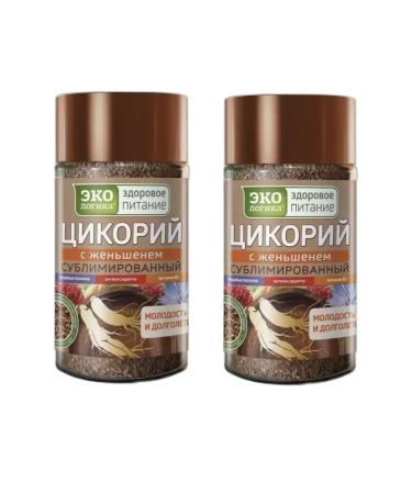 EcoLogic Tsikoria with ginseng sublimated 85 g x 2 pcs - Buy Online on GoSupps.com