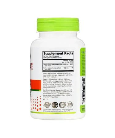 NutriBiotic Sodium ascorbate in capsules - Buy Online on GoSupps.com