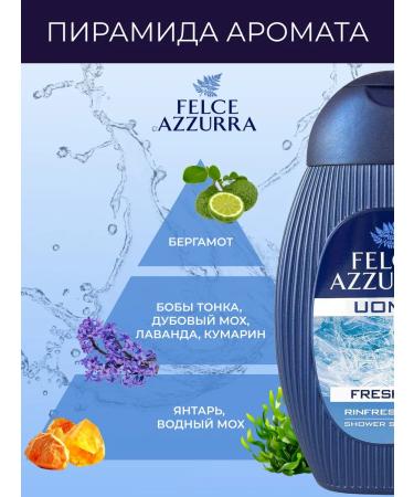 FELCE AZZURRA SHAMPUN-gel shower 2 in 1 fresh ice - Buy Online on GoSupps.com