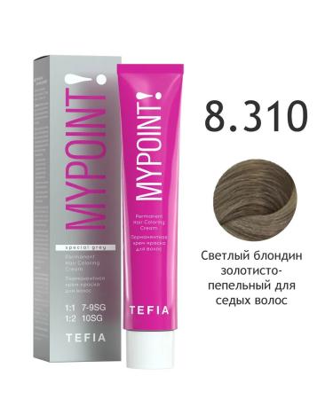 TEFIA Paint 8.310 Light blonde golden ash for hair