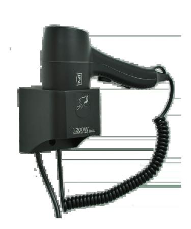 Puff Hair hair dryer 1205bl black 1.2 kW. 1405.038 - Buy Online on GoSupps.com