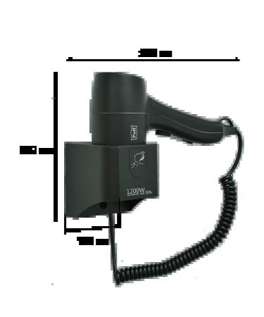 Puff Hair hair dryer 1205bl black 1.2 kW. 1405.038 - Buy Online on GoSupps.com