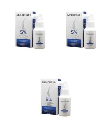 MINOXIN 5% hair growth lotion 50ml 3 pcs