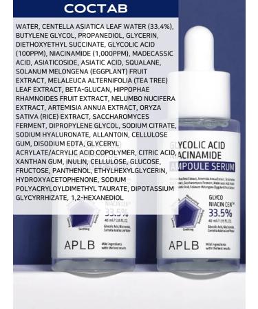 APLB Facial serum from acne with AHA acids Korea - Buy Online on GoSupps.com