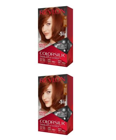 Hair dye Revlon Colorsilk tone 42 average red 2 pcs