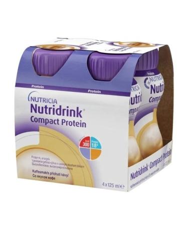 NUTRIDRINK compact protein coffee mixture N4 125ml 3 pcs - Buy Online on GoSupps.com