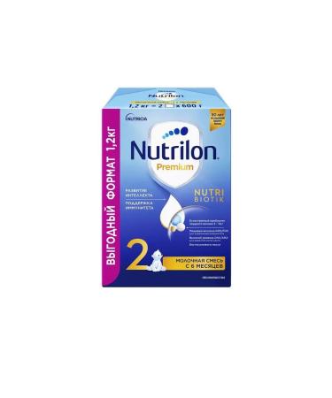 Nutrilon-2 Premium mixture of milk dowst 1200.0 2 pcs - Buy Online on GoSupps.com