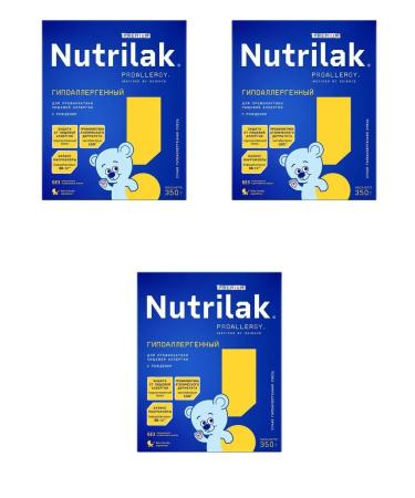 Nutrilak Premium hypoallergenic mixture of dry 350.0 3 pcs