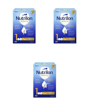 Nutrilon-1 Premium mixture of milk dowst 600.0 3 pcs