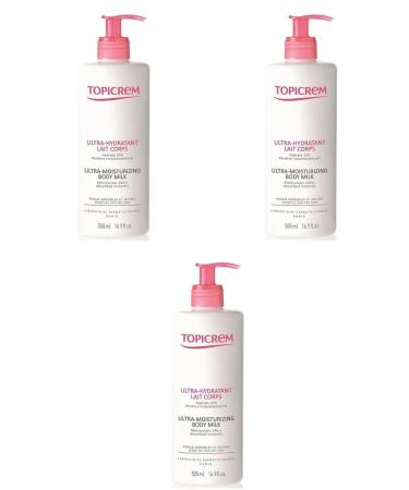 Topicrem Milk for the body ultra-moisturizer 500ml 3 pcs