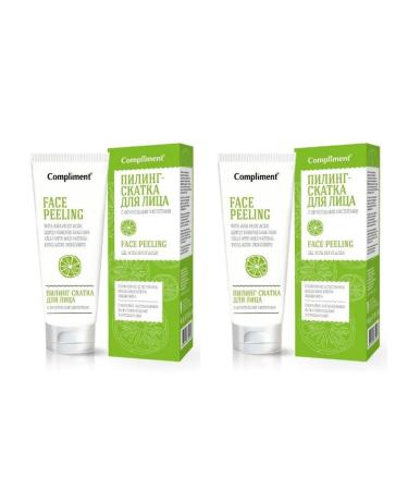 Compliment Facial Pilling Skatka with fruit KIS 80ml 2 pcs