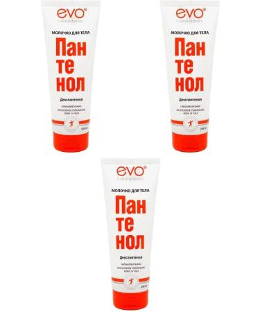 EVO Panthenol milk d body 250ml 3 pcs