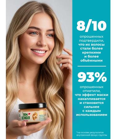 Only Bio Restoring Mask-Batter for Hair Volume and Nutrition - Buy Online on GoSupps.com