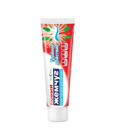 New pearl Tooth paste triple action 4*100 - Buy Online on GoSupps.com