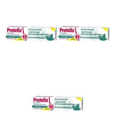 Protefix Cream Fixir Extra-horsepower 47.0 mint 3 pcs