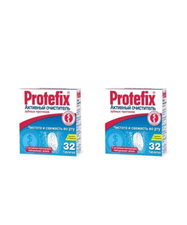 PROTEFIX Cleaner Active D tooth prosthesis n32 table 2 pcs