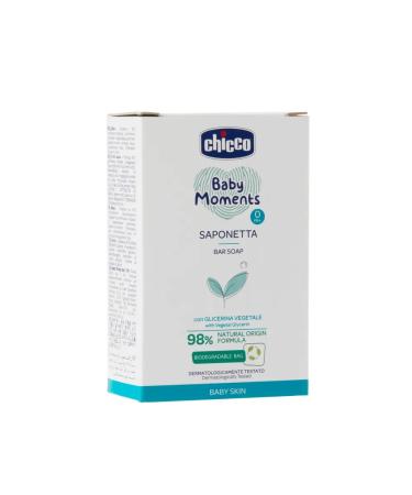 CHICCO Set 4 pcs soap natural Baby Moments 100 gr 0+ - Buy Online on GoSupps.com