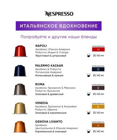 Nespresso 50pcs Ispirazione Napoli - Original Capsules Coffee - Buy Online on GoSupps.com