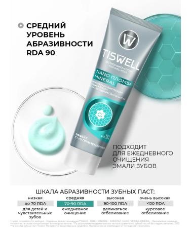 TISWELL Toothpaste from caries with xylitol without fluorine 110 g - Buy Online on GoSupps.com