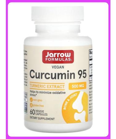 Jarrow Formulas Turmeric extract 95 500 mg 60 capsules