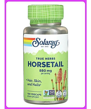 Solaray True herbs horsetail 880 mg 100 capsules