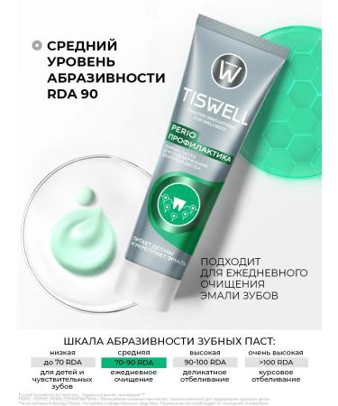 TISWELL Toothpaste from the bleeding deeen with fluorine and xilish - Buy Online on GoSupps.com
