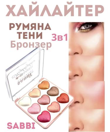 Janar brands Highlighter for the face shining dry from sabbi n 22