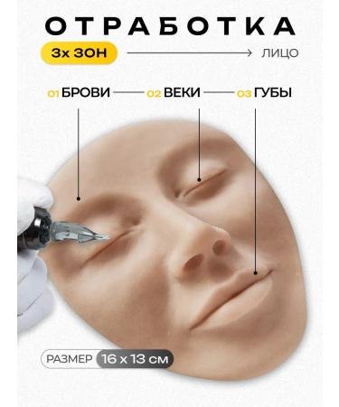 Sils Artificial leather for the practice of permanent face 3D latex - Buy Online on GoSupps.com