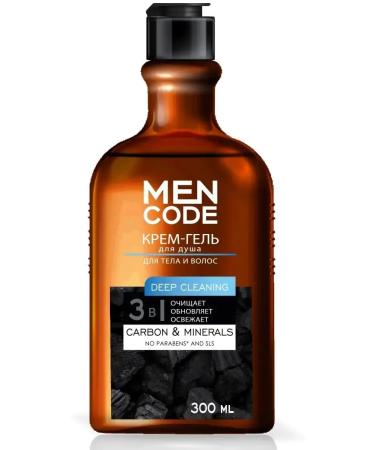 Men Code Shower cream 3B1 men coal and minerals 300 ml