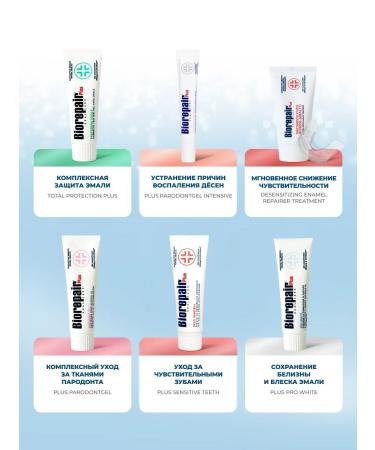 Biorepair Plus Total Protection toothpaste 75 ml - Buy Online on GoSupps.com
